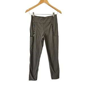 ATHLETA‎ Gray Legging Pants Zip Pockets 0P